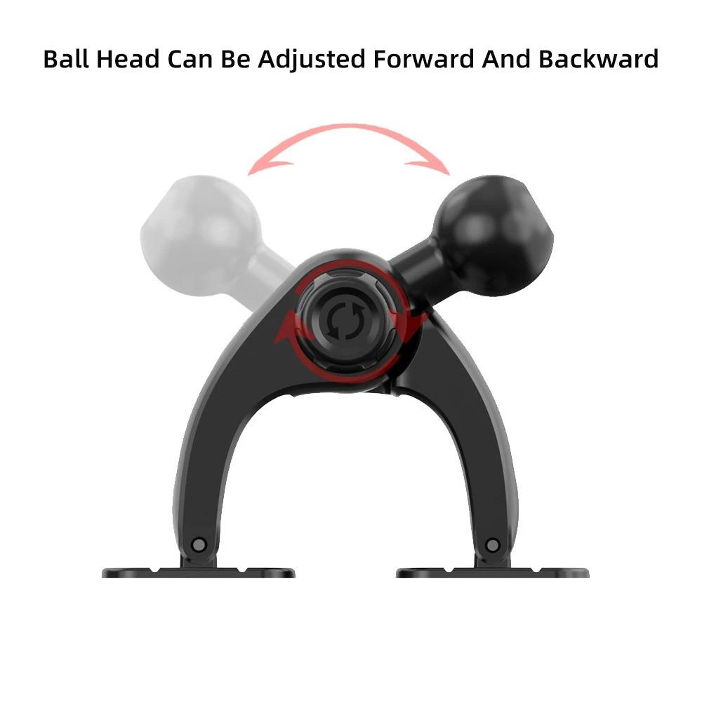Magnetic Car Phone Holder Strong Center Console Adhesive  Mount for Secure Holding, Adjustable Mobile Cell Stand for Hands-Free