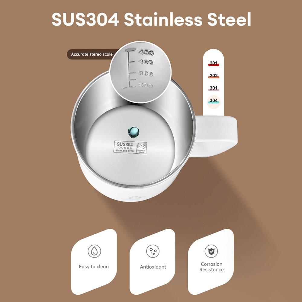 500ml Stainless Steel Coffee Cup Vacuum Insulated Coffee Cup With Handle Heat-resistant Drinkware Double Layers Milk Cup Mug