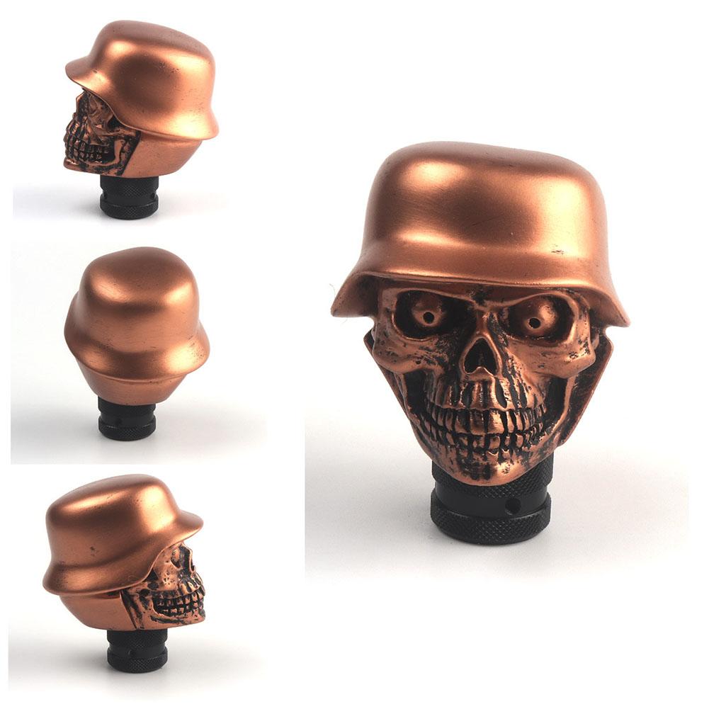 Car Gear Shift Knobs Skull Head Gear Manual Transmission Gear Shift Knob Shifter Lever Personality Modification