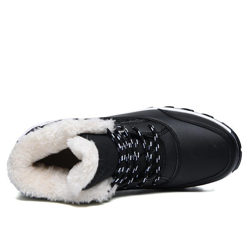 Stivali Corti Invernali Da Donna In Ecopelle E Peluche – Modello Dita Con Fibbia, Antiscivolo, Colore Beige, Taglia 34