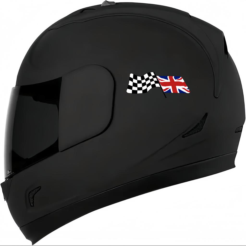 2 pieces of British racing flag logo car stickers, designed with flags as the design concept, suitable for all car decoration accessories