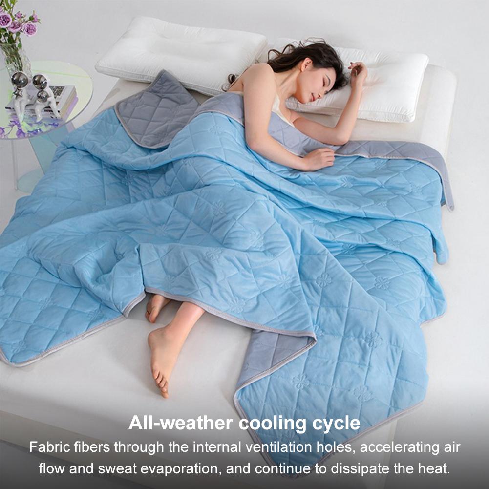 Cooling Blanket Bed Silky Air Condition Comforter Lightweight Summer Quilt Washable Soft Grade A Cooling Air Conditioner Quilt