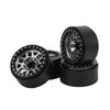 4pcsCelsiusset 1.9in Aluminum Alloy Beadlock Wheel Rims for   SCX10 90046 RC Crawler Car Parts