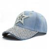 European and American New Baseball Caps, Point Diamonds, Five-star Cowboy Hats, Diamond-encrusted Peaked Hats, Versatile Sunshade Sunscreen Hats, Fash