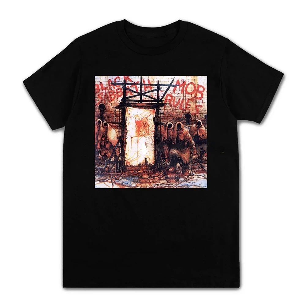 Black Metal Rock Band T Shirt Black Sabbath Men Women Black Oversized Short Sleeve Plus Size T Shirt Unisex Streetwear Clothing