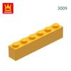 Non-Toxic 42 Pcs/Lot 3009 1X6 Dots High Basic Building Blocks Accessories Compatible With Bricks Diy Children Toys Assembly Gift Box
