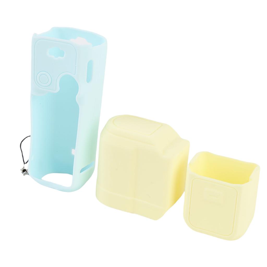 Protective Case for Pocket 3 Silicone Shockproof Anti Slip Handheld Action Camera Screen Lens Guard