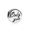 European Heart Shape Uncle Husband Diy Fine Beads Fit Original Charms Silver 925 Bracelet Jewelry Women Acessories