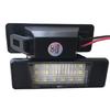 2Pcs Vehicle Rear License Plate LED Light for  X-Trail  Qashqai