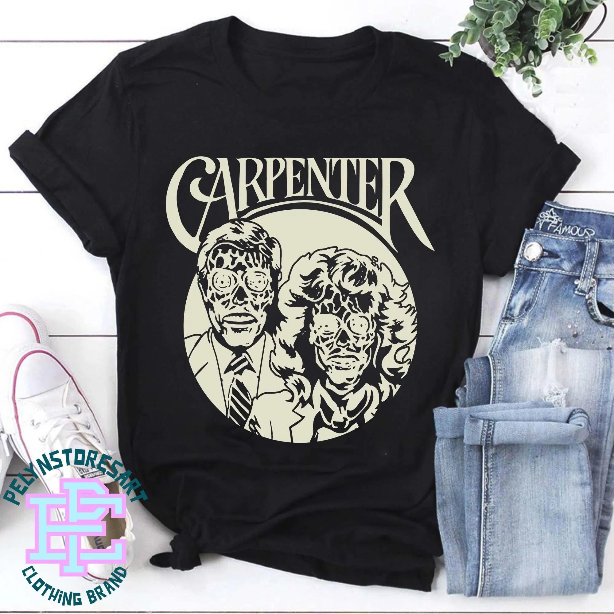 Carpenter Zombie Retro Shirt They Live Tshirt John Carpenter Movie Enthusiast Shirt 80s Movie Alien Enthusiast Shirt S