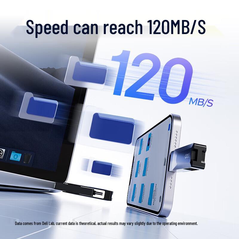 Deli USB 3.2 & Type-C High-Speed Dual Interface Flash Drive