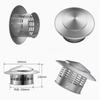 Stainless Steel Ultralight Chimney Rain Cap - 75/110/160/200mm for Exterior Wall Roof Pipe Air Exhaust Vent Hood