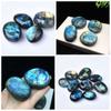 for Collection Healing Ore Labradorite Palm Stone Home Decor Lucky Stones Crystal Quartz Palm Stone Energy Stones Fisk Tank