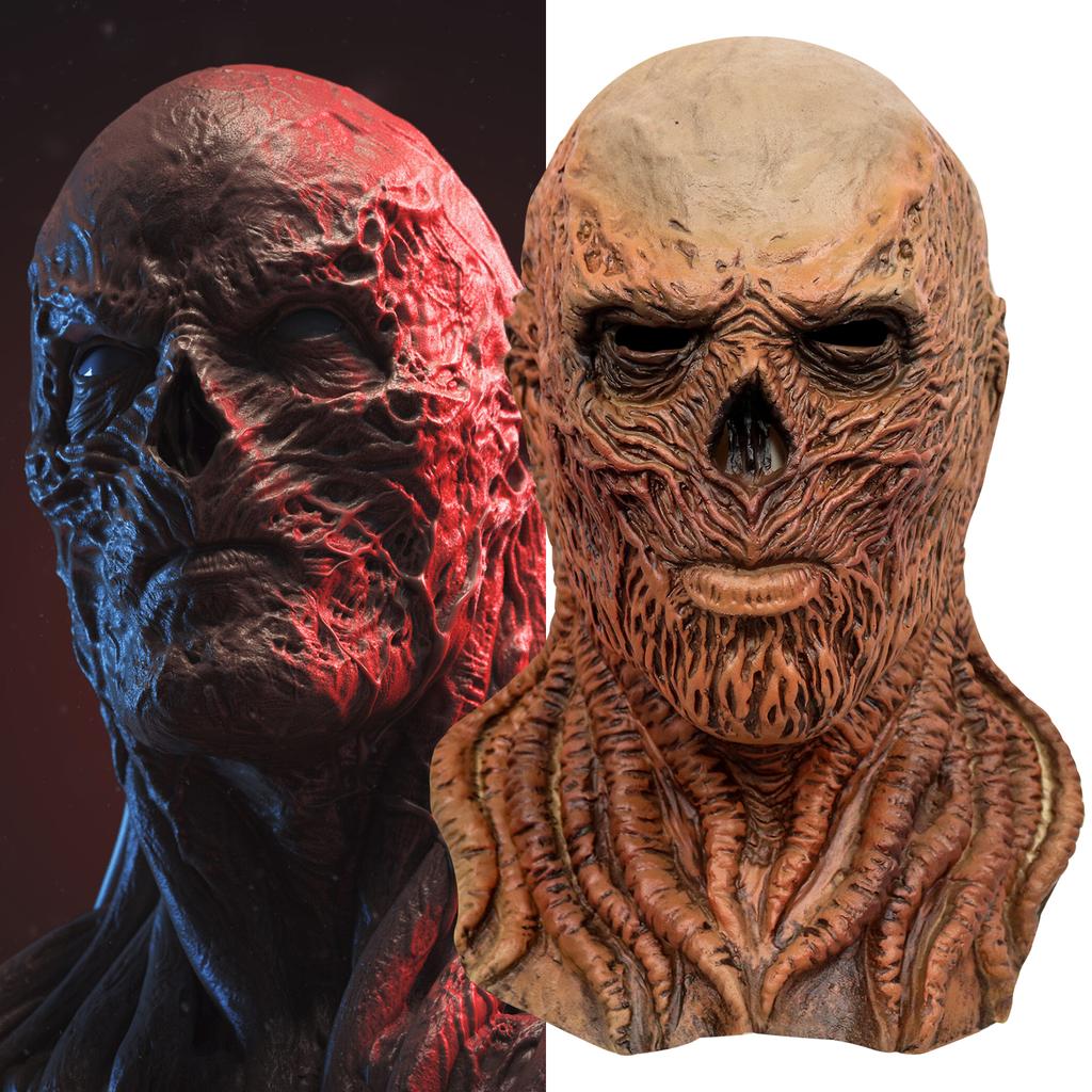 Vecna Strange Thing Mask Devil Full Face Helmet Monster Latex Masks Halloween Carnival Party Costume Props Accessories