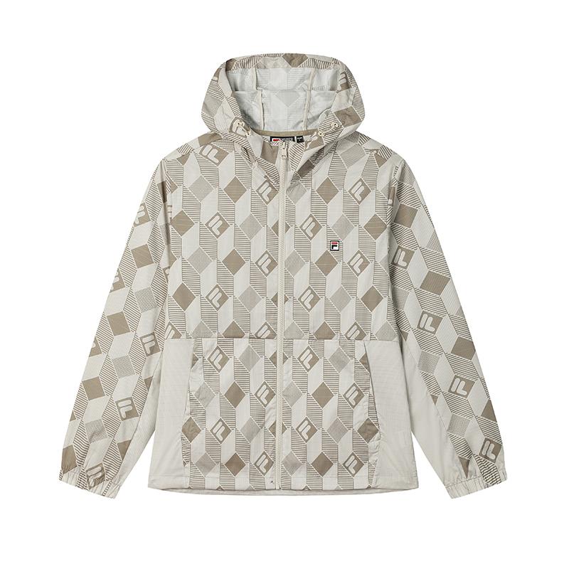 New FILA Jackets Coats Men's All Over Print F11M528708F-ZA