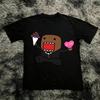 2026 Summer Domo Kun Funny Pattern Daily Print Tshirts Unisex And Unisex Simple Color Casual Versatile Gothic Shortsleeves Tops