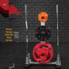 Barbell Plate and Bar Storage Rack