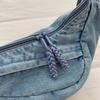 Light Denim Small Bag Women's Shoulder Crossbody Bag Commuter Dumpling Bag