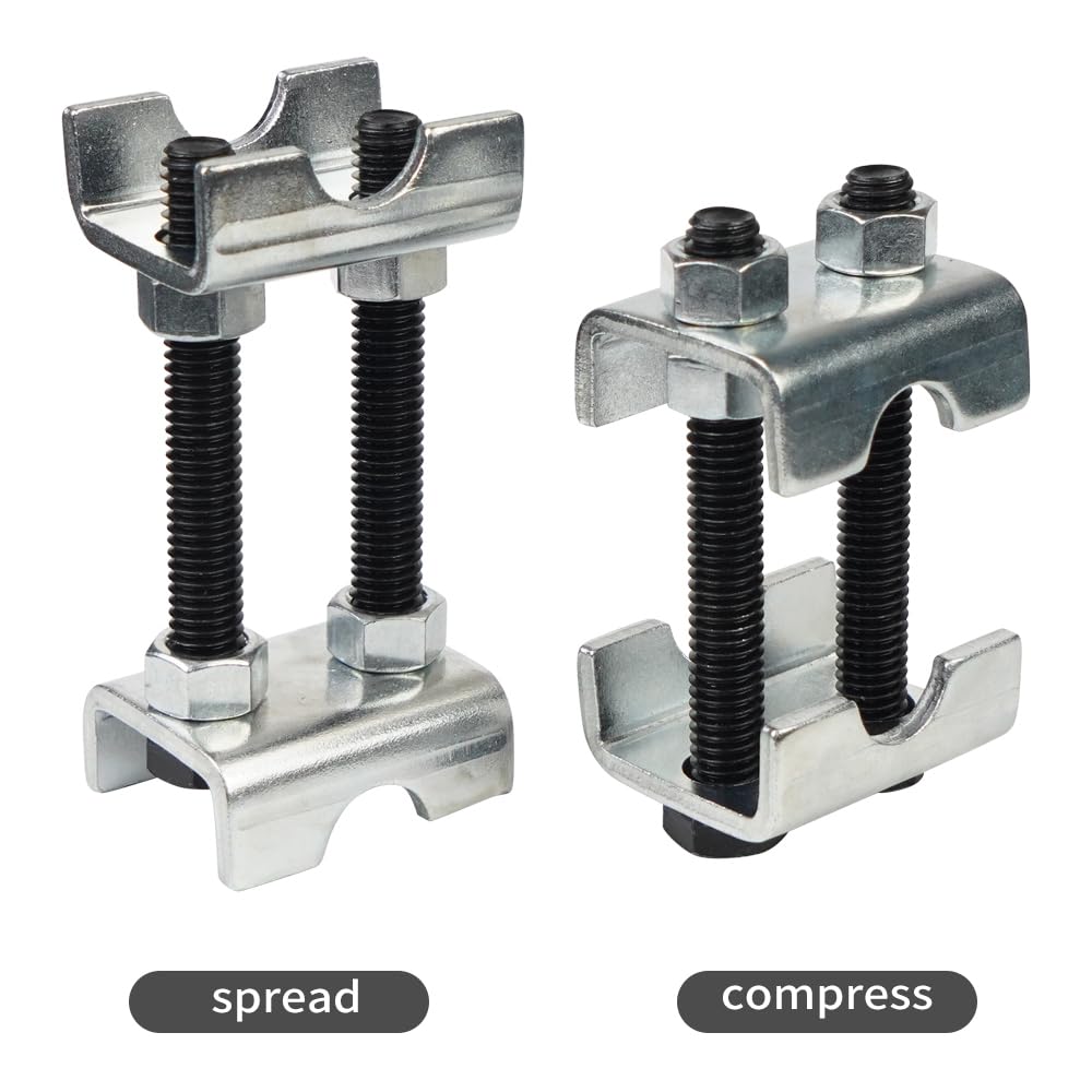 Shkalacar 4 Adjustable Spring Spacers, Coil Spring Spacer Coil Spring Booster Aluminum Alloy Coil