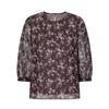 JUZUI Damen Sommer-Chiffonbluse mit Blumenmuster 2025