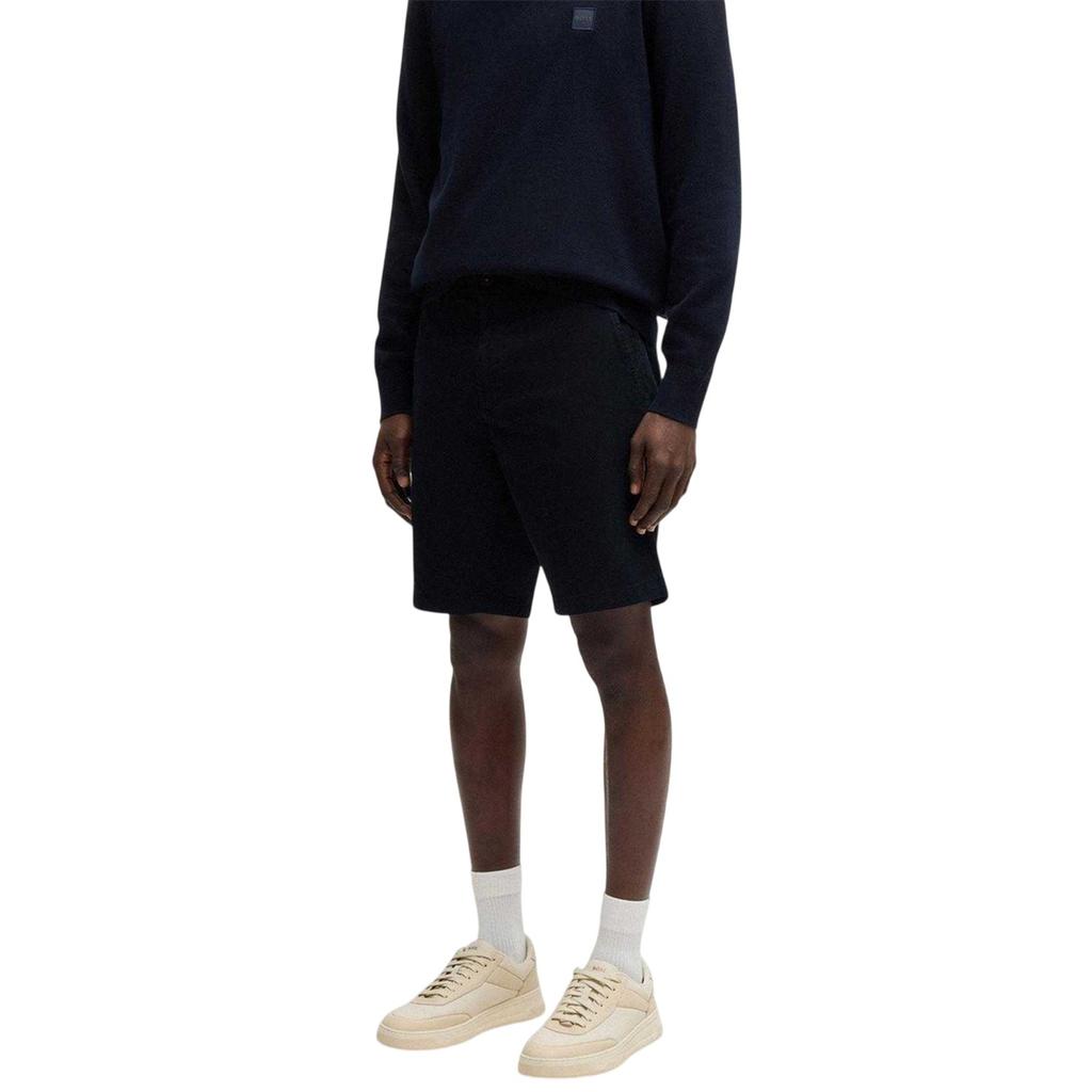 BOSS Heren effen slanke chino shorts