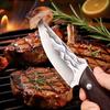 ZENG Multipurpose Boning Knife Handmade Forged Viking Utility Cleaver Butcher Knife Ergonomic Handle  Knife With Sheath