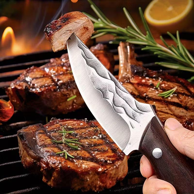 

ZENG Multipurpose Boning Knife Handmade Forged Viking Utility Cleaver Butcher Knife Ergonomic Handle Knife With Sheath United States