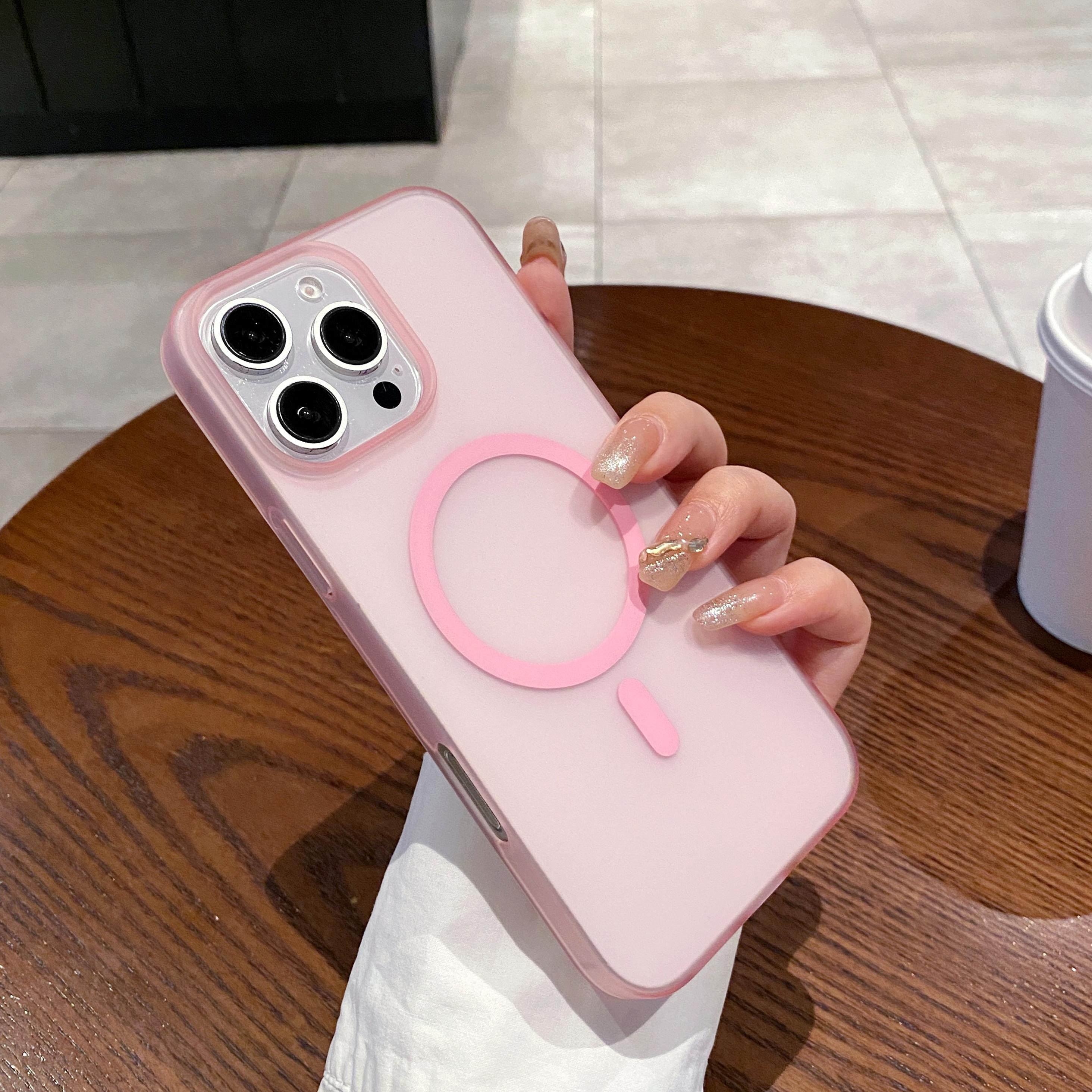 

For Magsafe Wireless Charging Magnetic Clear Case For iPhone 17 Air 16E 16 15 14 13 12 11 Pro XR XS Max Plus Matte Hard PC Cover For iPhone 13 Pro