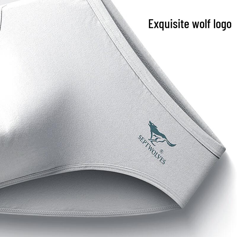 Septwolves Men's 7A Antibacterial Pure Cotton Briefs