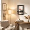 Étagère Flottante Murale Forme Carrée Étagère Murale en Bois Étagère Vintage pour Plantes Chambre à Coucher