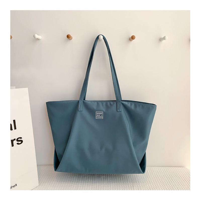 Pendlertasche fürs Klassenzimmer, Canvas-Tasche, wasserdicht, Nylontasche, große Tasche, lässig, Damen, großes Fassungsvermögen, Umhängetasche