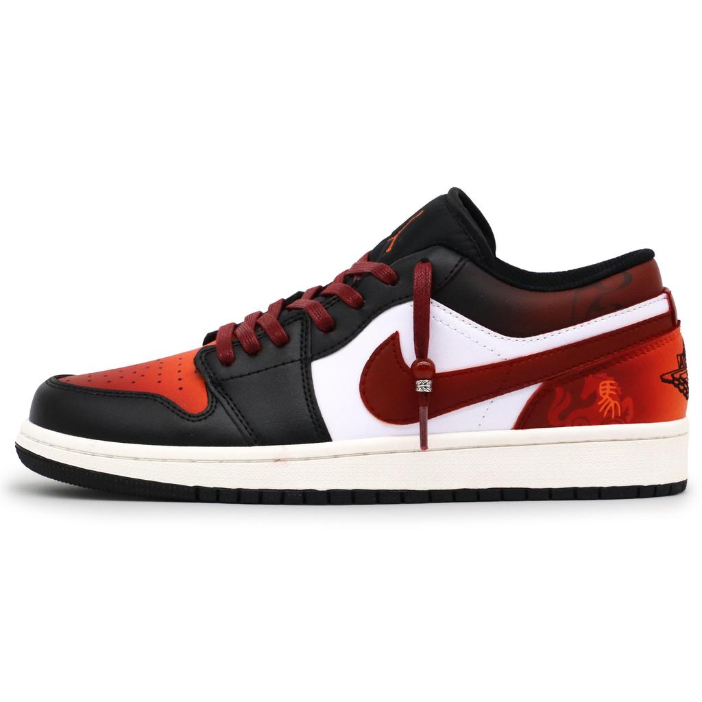 Jordan Air Jordan 1 Crow Made, Horse Reaching Success, Special Box, Horse Year, Blessing, Couple's, Hand Drawn, Casual 553560-081(Team52-S-BOX)