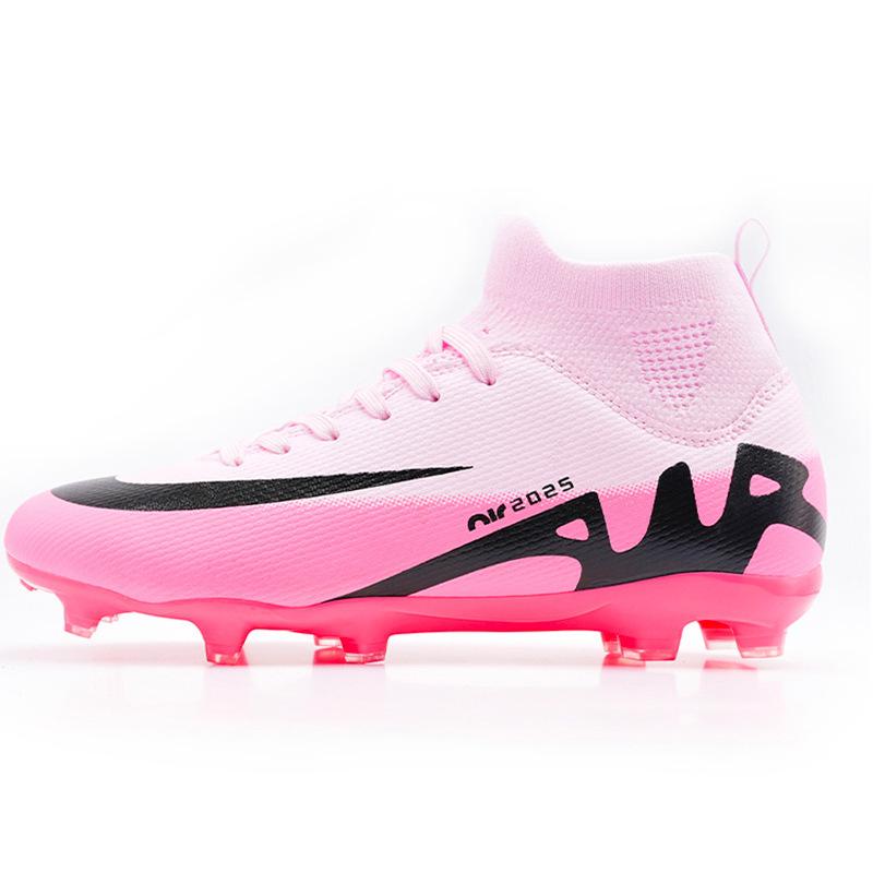 New high-top men's and women's football shoes long nails broken nails competition training shoes adult grass sports shoes