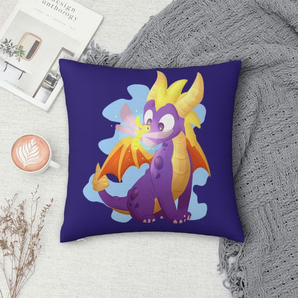 Ice Spyro Square Pillowcase Pillow Cover Cushion Throw Pillow For Home Sofa Living Room