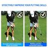 Outil de Putting de Golf à Longueur Réglable Entraîneur de Putter de Golf Fixateur de Postures sous les Bras Bâton Correcteur de Postures de Putting Durable