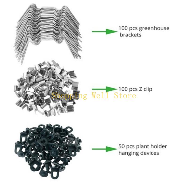 KX4B Greenhouse Stabilizing Clip Frame Clip for Commercial and Home Gardening Project