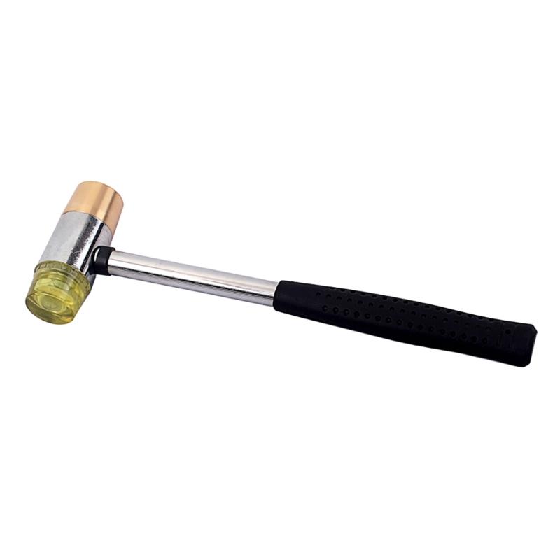 Martillo de Trastes para Guitarra de 26 mm, Herramienta de Luthier de Doble Cabeza para Luthiers de Guitarra, Herramienta para Trastes de Guitarra, Mazo para Trastes, Martillo de Goma para Trastes