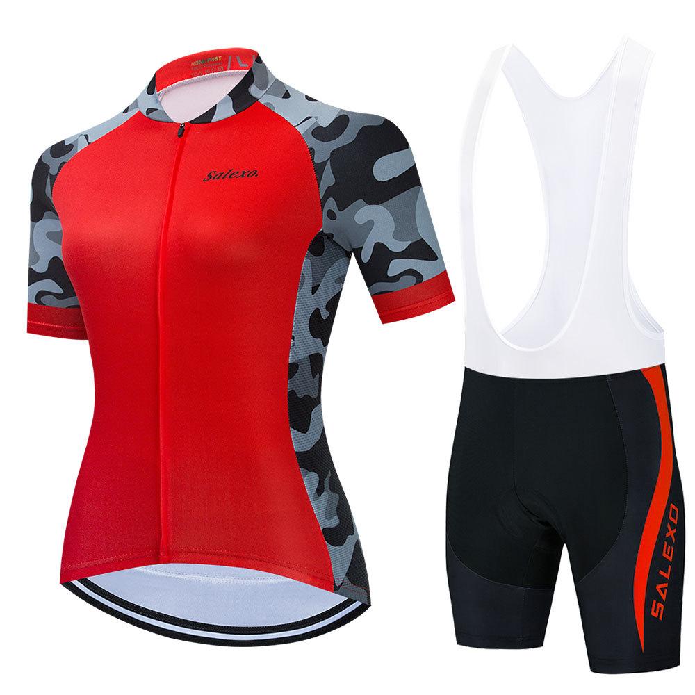 

2026 Summer Breathable Suit Cycling Suit Women s Short-sleeved Suit Cycling Suit Mountain Bike Clothing Quick-drying Breathable Bicycle Clothing 5XL