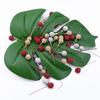 50/100Pcs Artificial Fruit Foam Stamen Cherry Gold Silver Flowers DIY Christmas Craft Decor Box Wedding Home Room Party Supplies