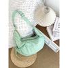 Early spring new small fresh polka dot messenger bag wrinkled croissant bag niche design shoulder bag women