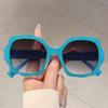 Vintage Big Frame Square Sunglasses Women Men Luxury Designer Sun Glasses Punk Pink Flower Shades