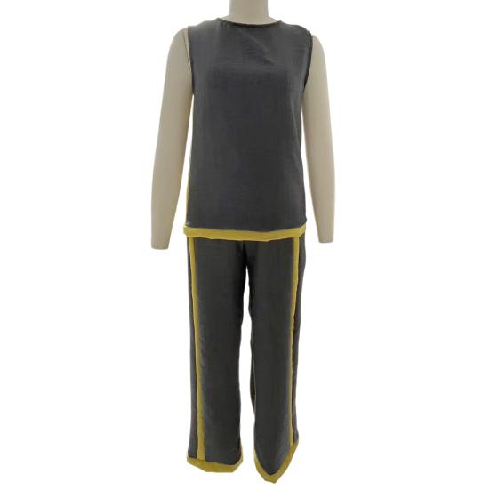 Women's 2 Piece Lounge Sets Sleeveless Crew Neck Top And Wide Leg Pants Outfit Summer Travel Vacatio Matching Sets