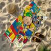 Cute Towel Beach Bath Quick-Drying Lightweight Portable C-CaillouS-ES Sauna Camping Swim Cartoon Pool Travel