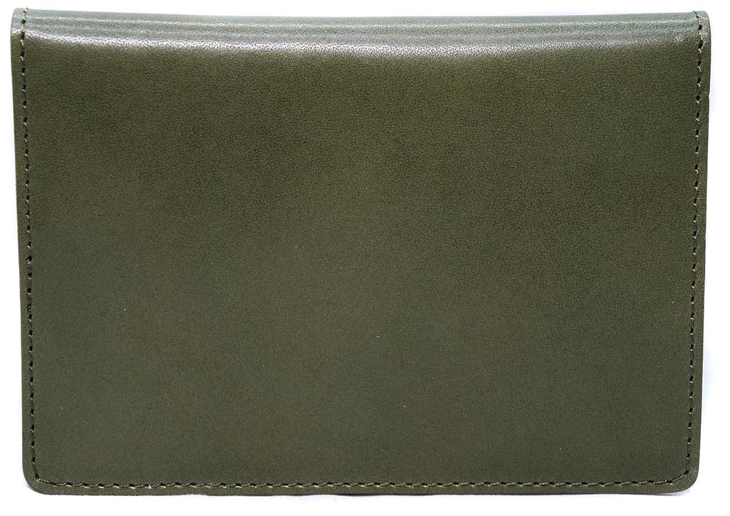 Green Tochigi Leather Passport Made in Stylish and Cute for Men and Genuine Cute Cowhide Travel Cover/Case, Japan, Women, Leather, Leather, Accessory,