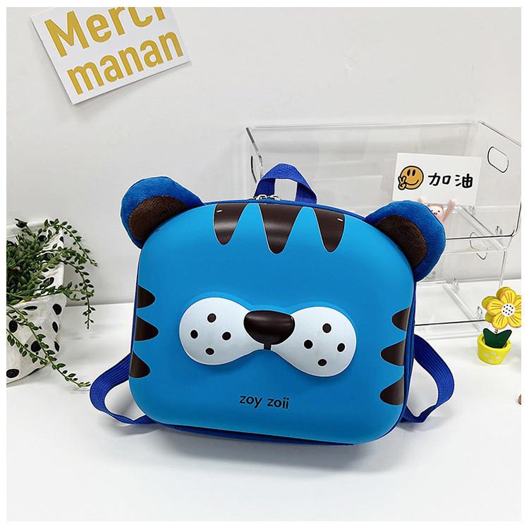 Adorable Cartoon Tiger Backpack For Kids Waterproof And Lightweight Nylon Bag