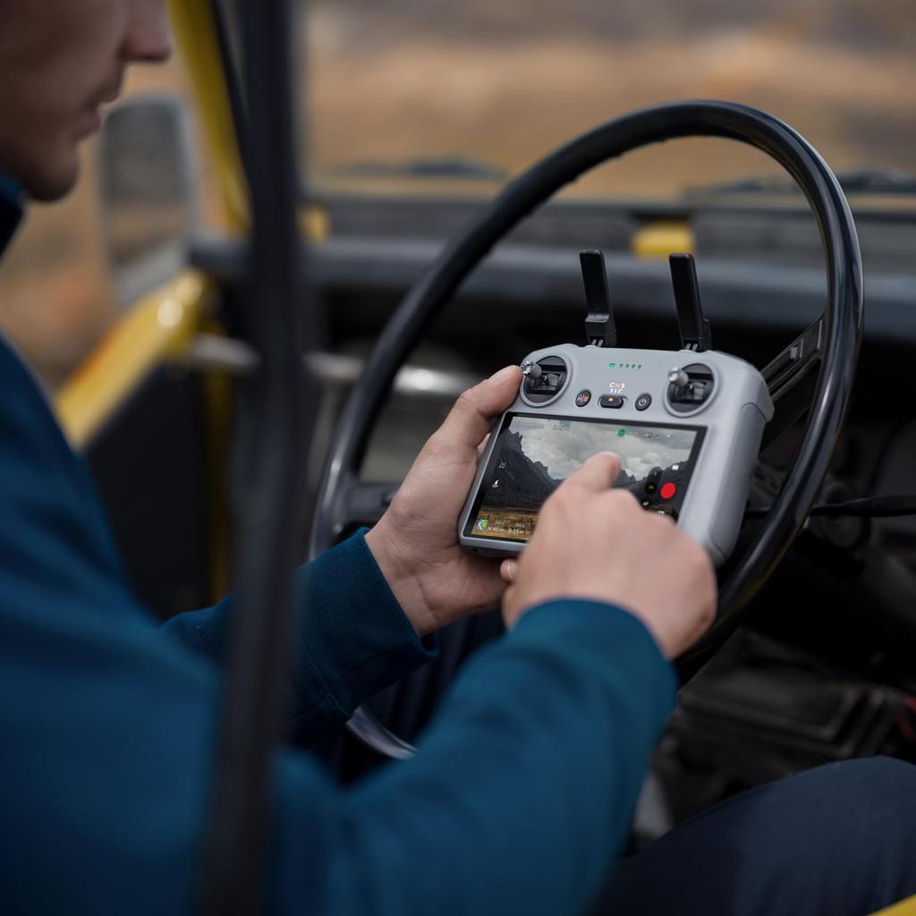 Sender for DJI RC 2 Air 4 Pro-prosessor 20 km O4 videooverføring full HD-skjerm 2T4R-antenne Smart sender for droner Lett og