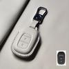 Genuine Leather Car Key Case Cover Fob For Honda Accord Civic 11Th    Hr-V Cr-V Pilot Sport Si Ex Keychain Protector