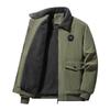 Men's Winter Corduroy Cotton Coat: Warm, Youthful, Plus Velvet Thick Jacket
