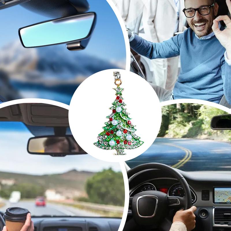 Car Cartoon Decoration Decorative Cartoon Car Charm Car Interior Accessory Cute Festive Hanger For Christmas Tree Backpack Home