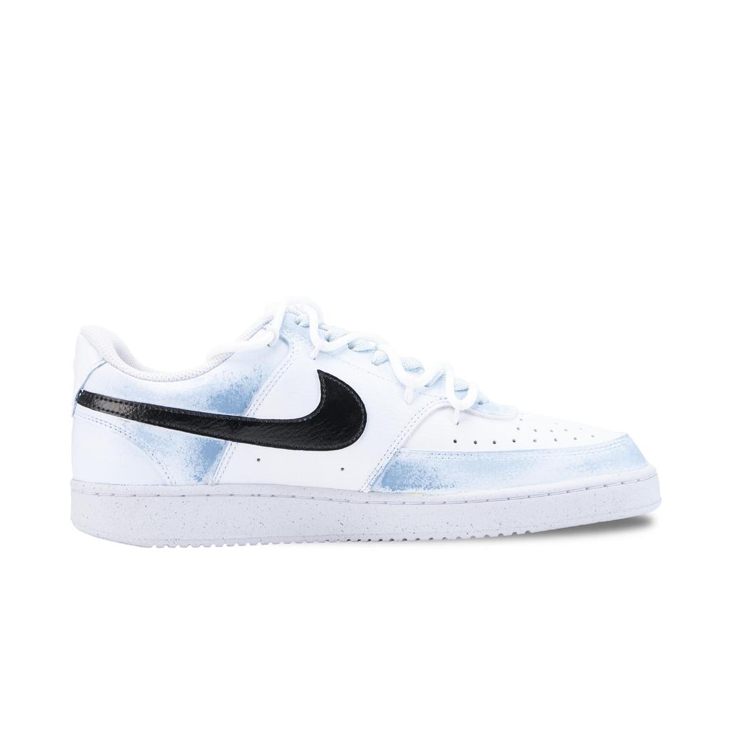 Nike Court Vision 1 FrostNova Trail Slip Resistant Abrasion Resistant Low top Skateboard Shoes Men's Blue White DH2987-100(Team836-)